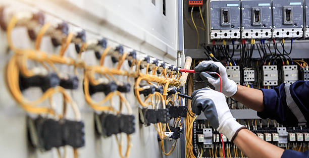 Professional Electrician technician working in Sage, CA